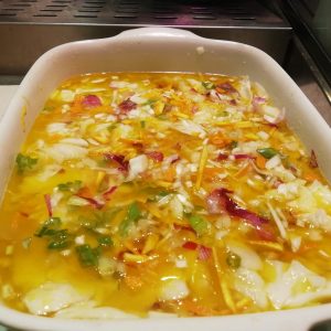 Baccalà  marinato con arancio e cipolla di tropea - Pescheria Belfish