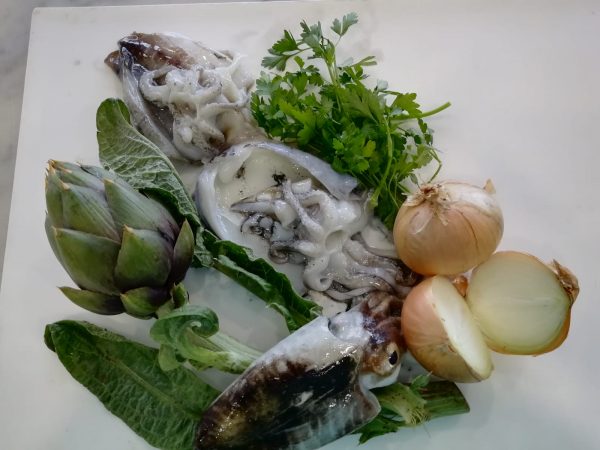 Seppie con carciofi - Pescheria Belfish